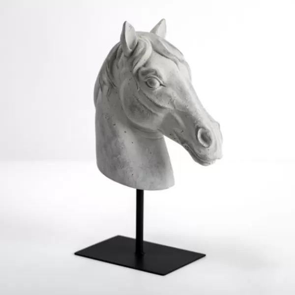 Statues & Figurines-Kirkland's Home Horse Head Figurine White