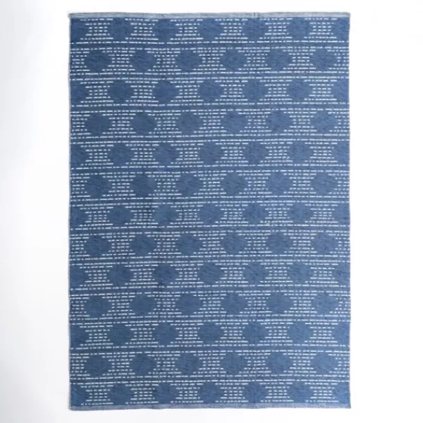 Outdoor Rugs-Kirkland's Home Indigo Shibori Outdoor Area Rug, 6X9 Blue