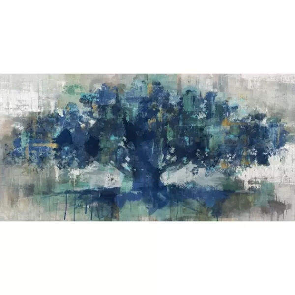 Canvas Art-Kirkland's Home Indigo Tree Of Life Canvas Art Print Blue