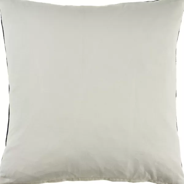 Pillows-Kirkland's Home Intricate Medallion Navy And Cream Pillow Blue/White