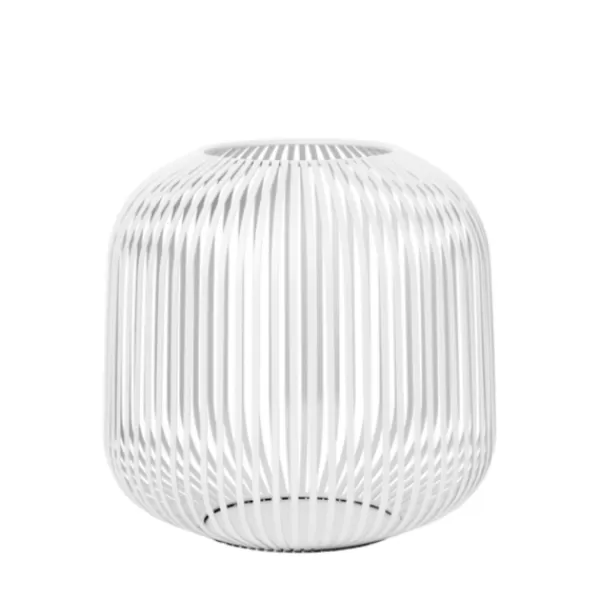 Lanterns-Kirkland's Home Irma Steel Large Open Rods Lantern White