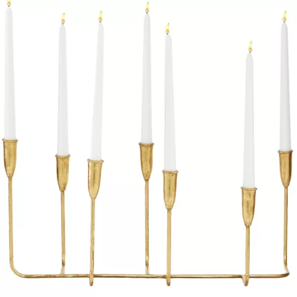 Candle Holders-Kirkland's Home Iron Taper Candle Holder Gold