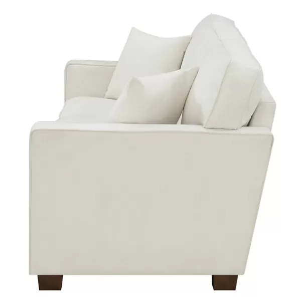 Sofas & Loveseats-Kirkland's Home Ivory Rutledge Sofa White