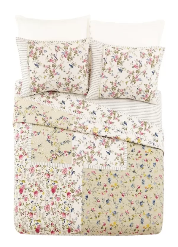 Quilts-Kirkland's Home Jessica Simpson Phillipa Queen Quilt Set Pink