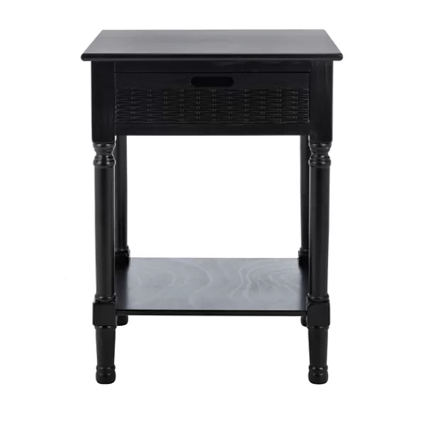 Accent & End Tables-Kirkland's Home Karson Carved Turned Legs Accent Table Black