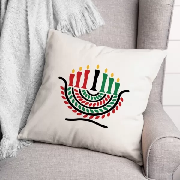 Wall Plaques-Kirkland's Home Kinara Kwanza Decorative Throw Pillow