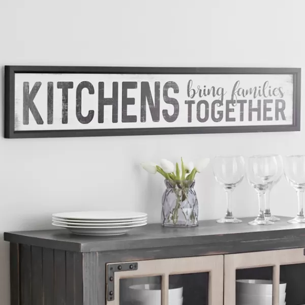 Wall Quotes & Signs-Kirkland's Home Kitchens Framed Art Print Black/White