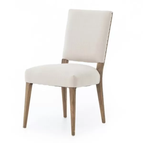 Dining Chairs-Kirkland's Home Kurt Natural Linen Dining Chair Ivory