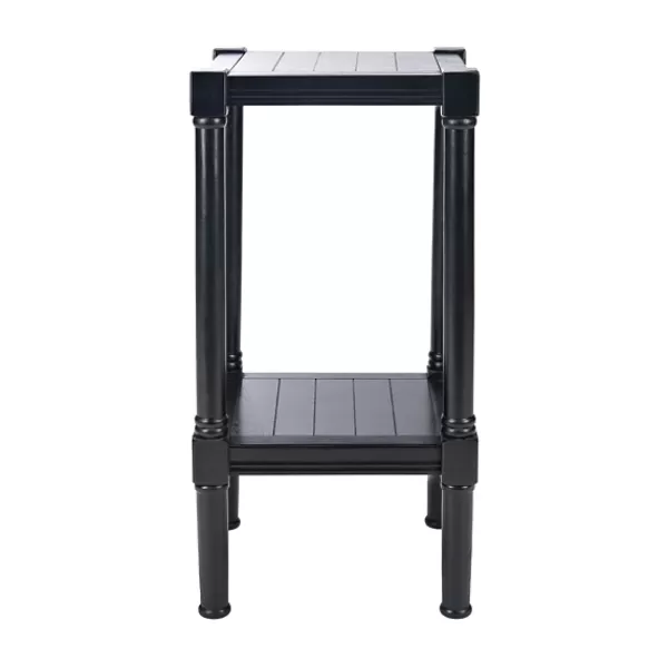 Accent & End Tables-Kirkland's Home Landry Carved Legs Accent Table Black