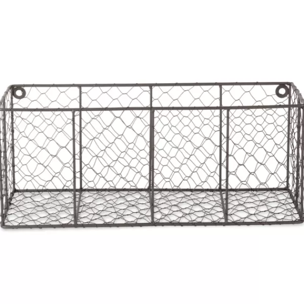 Wall Storage-Kirkland's Home Large Wall Hanging Chicken Wire Baskets, Set Of 2