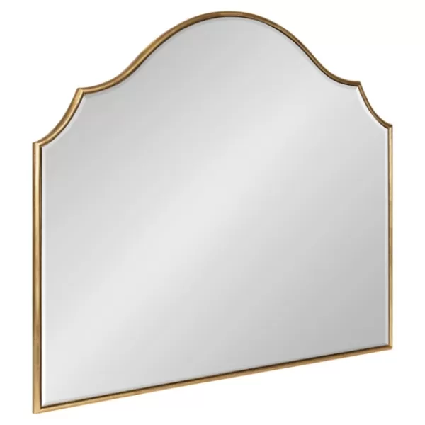 Decorative Mirrors-Kirkland's Home Leanna Gold Arched Frame Mirror