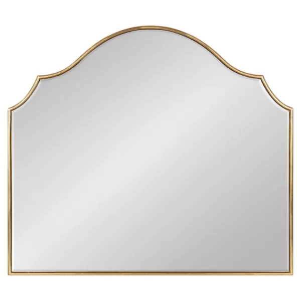 Decorative Mirrors-Kirkland's Home Leanna Gold Arched Frame Mirror