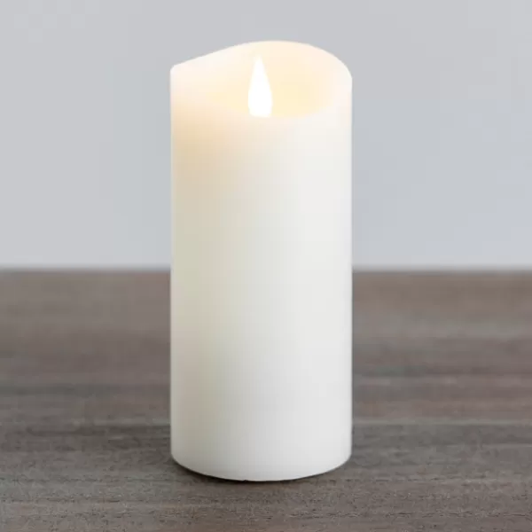 Flameless Candles-Kirkland's Home Led Soft Flame Pillar Candle, 3X7 In. Ivory