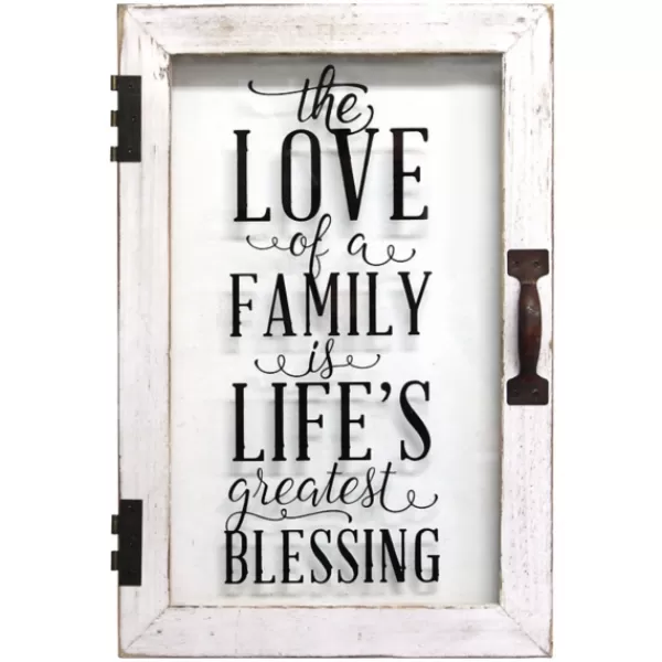 Wall Quotes & Signs-Kirkland's Home Life'S Blessings Printed Glass Plaque White