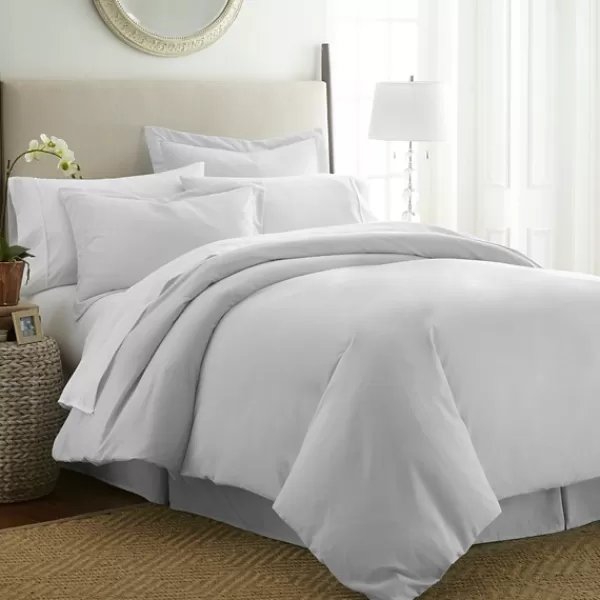 Duvets-Kirkland's Home Light 3-Pc. Ultra Soft King Duvet Cover Set Gray