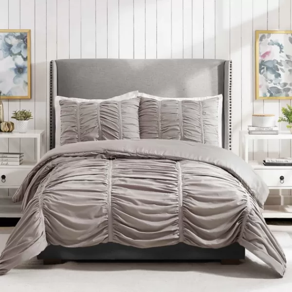 Comforters-Kirkland's Home Light Emily 2-Pc. Twin/Twin Xl Comforter Set Gray