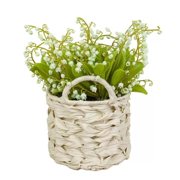 Arrangements & Greenery-Kirkland's Home Lily Of The Valley Arrangement In Basket Green