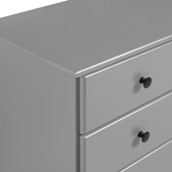 Dressers & Chests-Kirkland's Home Lola Cottage Frame Nine-Drawer Dresser Gray