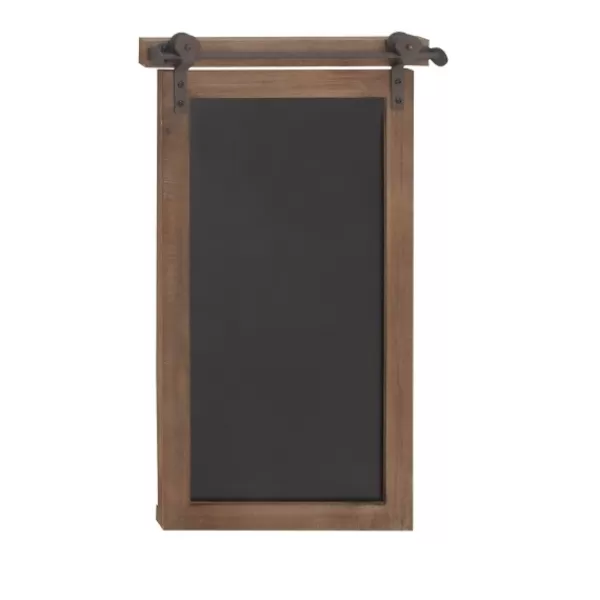 Wall Storage-Kirkland's Home Long Wood And Metal Frame Chalkboard