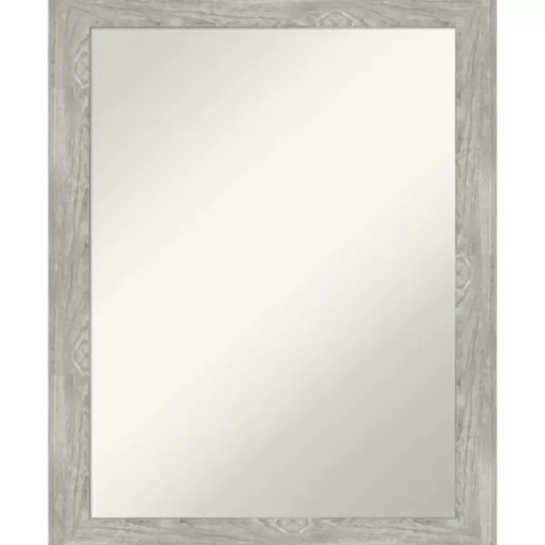 Decorative Mirrors-Kirkland's Home Lyndon Dove Gray Wood Framed Mirror