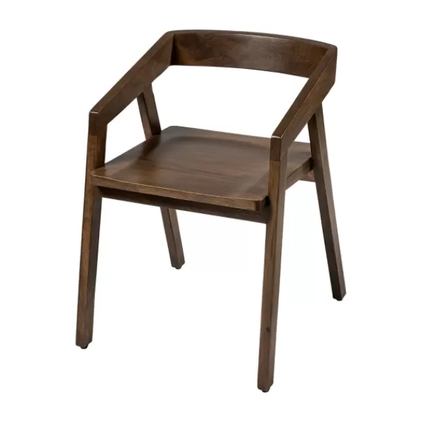 Dining Chairs-Kirkland's Home Mango Wood Dining Chair Brown