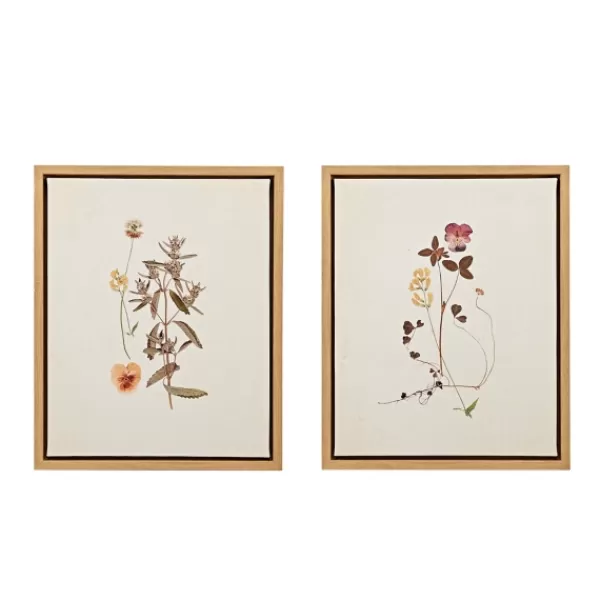 Framed Art-Kirkland's Home Martha Stewart French Herbarium Framed Art Set Ivory