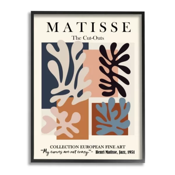 Canvas Art-Kirkland's Home Matisse Jazz Abstract Framed Canvas Art Print Multi