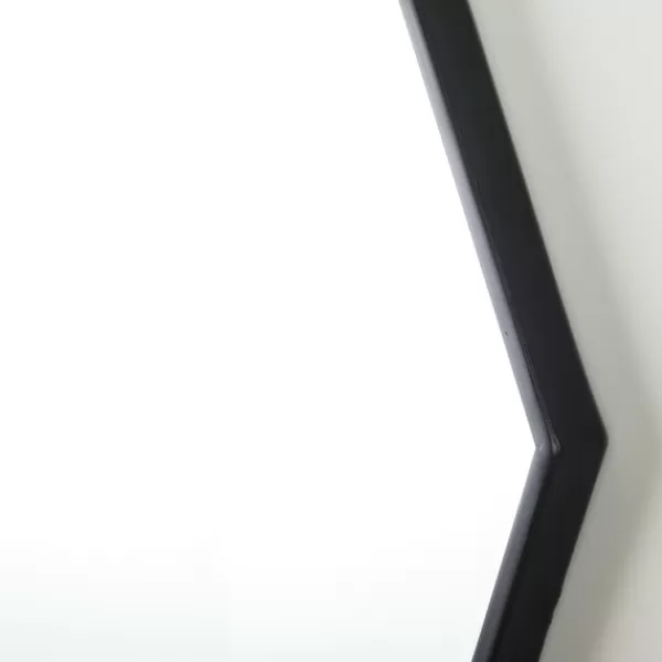 Decorative Mirrors-Kirkland's Home Matte Black Octagonal Wall Mirror