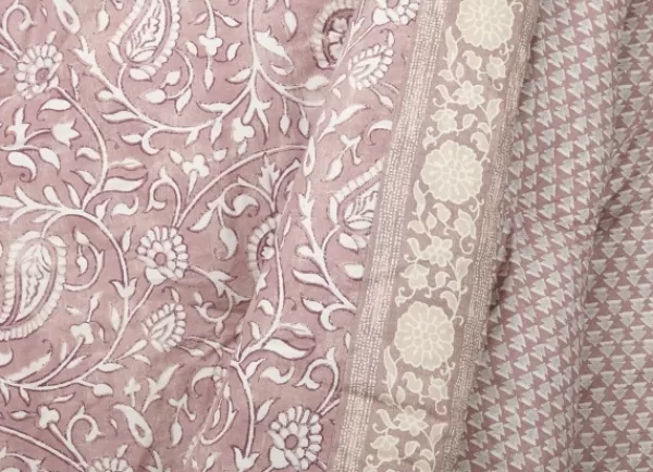 Comforters-Kirkland's Home Mauve Scorro 5-Pc. King Comforter Set Purple