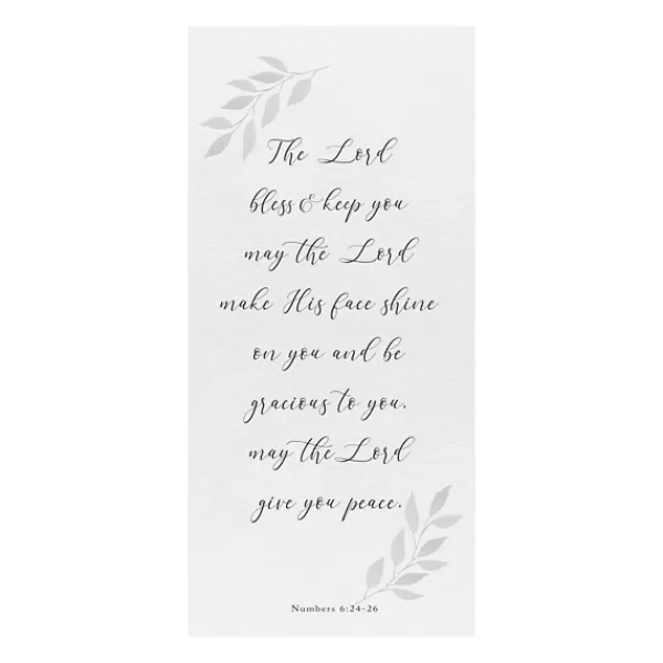 Wall Quotes & Signs-Kirkland's Home May The Lord Give You Peace Canvas Art Print White