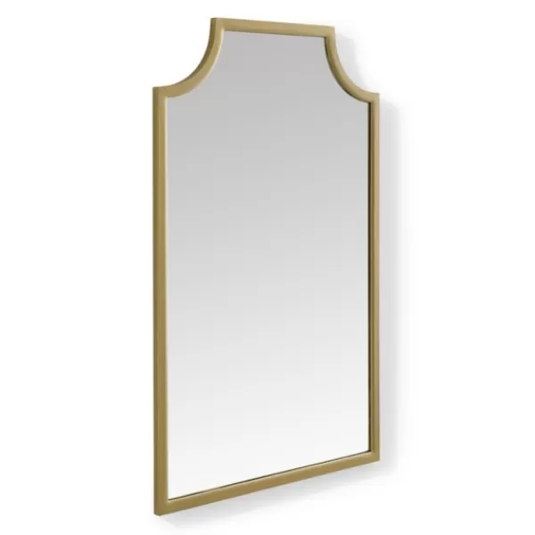 Decorative Mirrors-Kirkland's Home Metal Abigail Mirror Gold