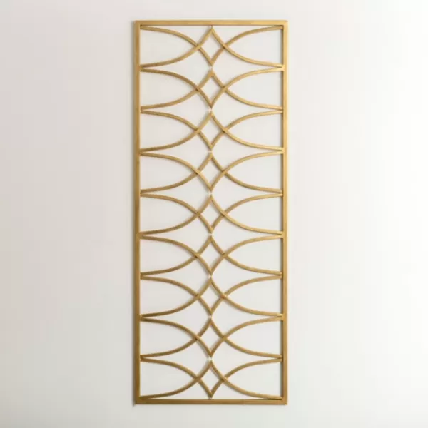 Wall Plaques-Kirkland's Home Metal Diamonds Wall Plaque Gold