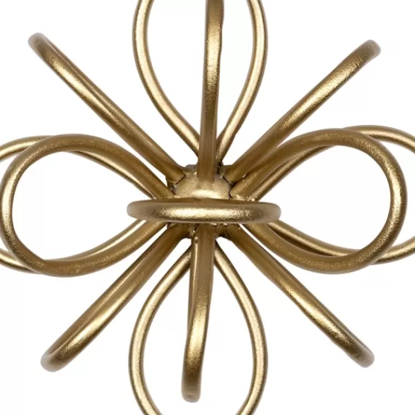 Wall Plaques-Kirkland's Home Metal Geometric Burst 3-Pc. Wall Plaques Set Gold