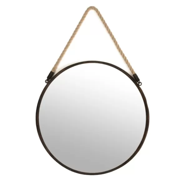 Decorative Mirrors-Kirkland's Home Metal Rope Wall Mirror