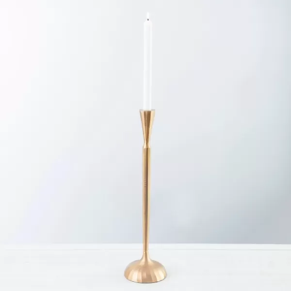 Candle Holders-Kirkland's Home Metal Taper Candle Holder, 18 In. Gold