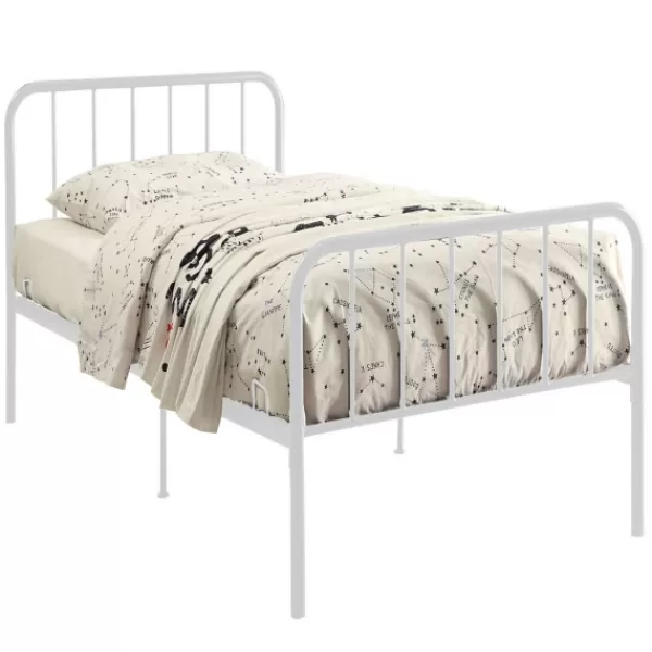 Beds & Headboards-Kirkland's Home Metal Twin Bed In A Box White