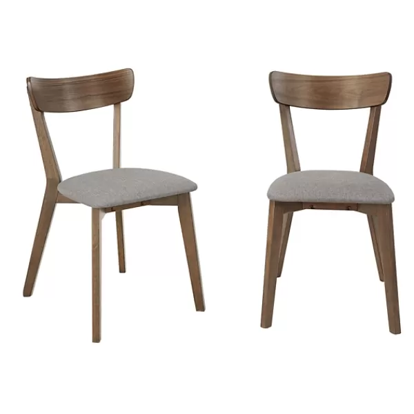 Dining Chairs-Kirkland's Home Mid-Century Modern Archer Dining Chairs, Set Of 2 Gray