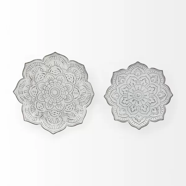 Wall Plaques-Kirkland's Home Miranda Lotus Flower Wall Plaque White