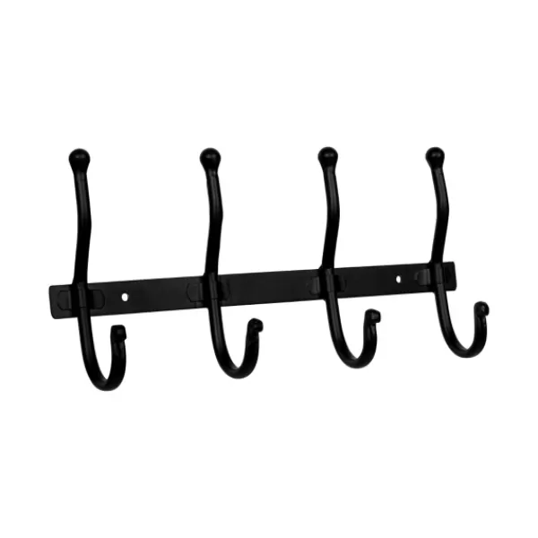 Hooks-Kirkland's Home Modern Farmhouse Black Metal Wall Hooks