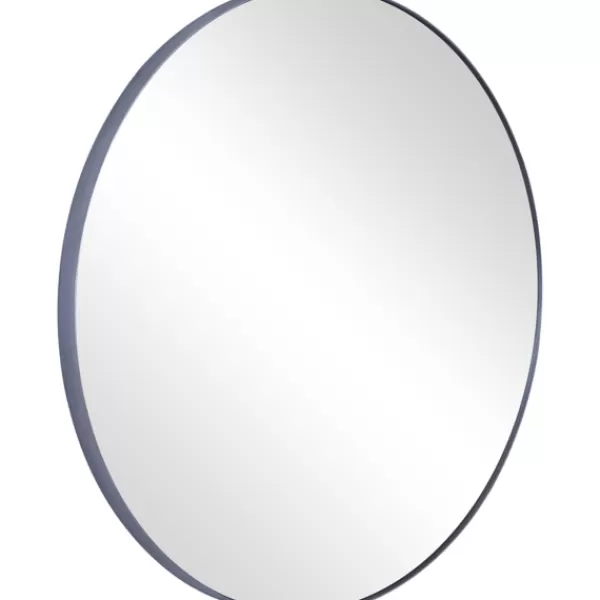 Decorative Mirrors-Kirkland's Home Moira Rounded Thin Frame Mirror, 32 In.