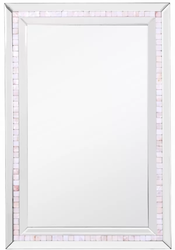 Decorative Mirrors-Kirkland's Home Mosaic Tiled Frame Wall Mirror