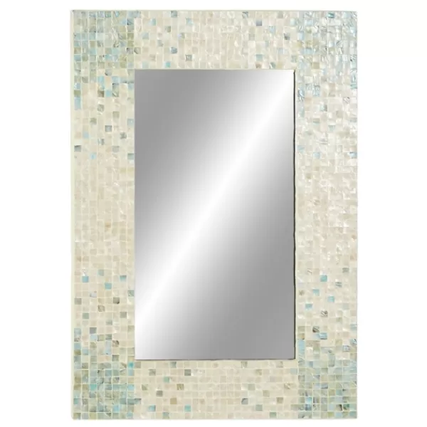 Decorative Mirrors-Kirkland's Home Mother Of Pearl Mosaic Wall Mirror