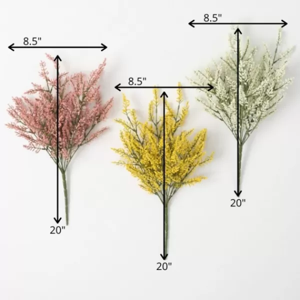 Stems & Bouquets-Kirkland's Home Multicolor Berry Bud Bundles, Set Of 3 Pink/Yellow/White/Green