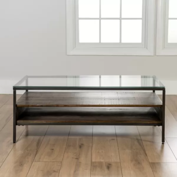 Coffee Tables-Kirkland's Home Nash Coffee Table Brown/Gray