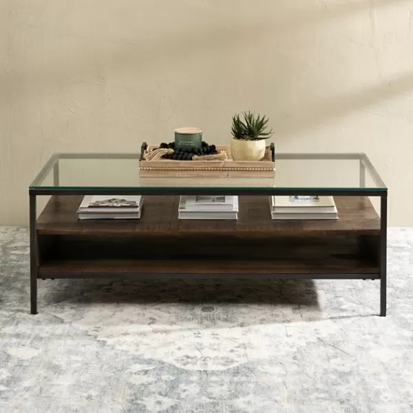 Coffee Tables-Kirkland's Home Nash Coffee Table Brown/Gray