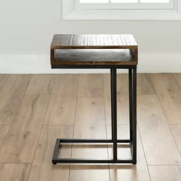 Accent & End Tables-Kirkland's Home Nash C-Table Brown/Gray