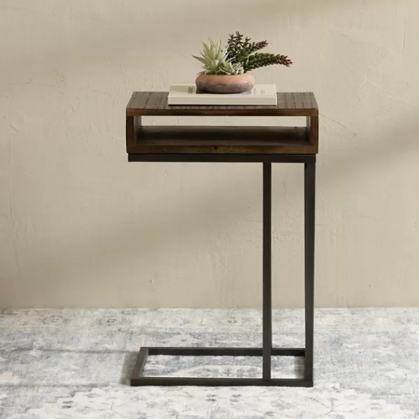 Accent & End Tables-Kirkland's Home Nash C-Table Brown/Gray