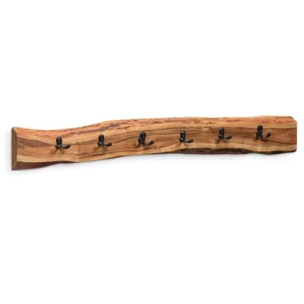 Hooks-Kirkland's Home Natural Acacia Wood Live Edge Wall Hooks