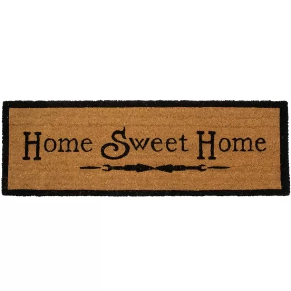 Doormats-Kirkland's Home Natural Coir Home Sweet Home Doormat Tan/Black