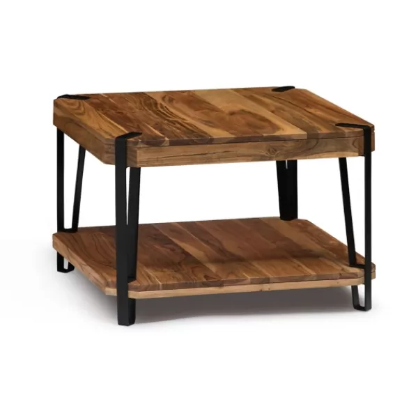 Coffee Tables-Kirkland's Home Natural Live Edge Acacia Wood Coffee Table Tan